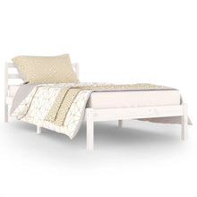 Bedframe Massief Grenenhout 90 x 200 cm Wit