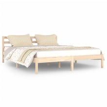 Bedframe Massief Grenenhout 160 x 200 cm Naturel