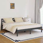 Bedframe Massief Grenenhout 160 x 200 cm Grijs