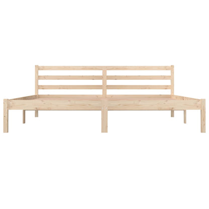 Bedframe Massief Grenenhout Super King Size 180 x 200 cm Naturel