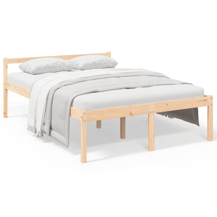 Seniorenbed massief grenenhout 120x200 cm