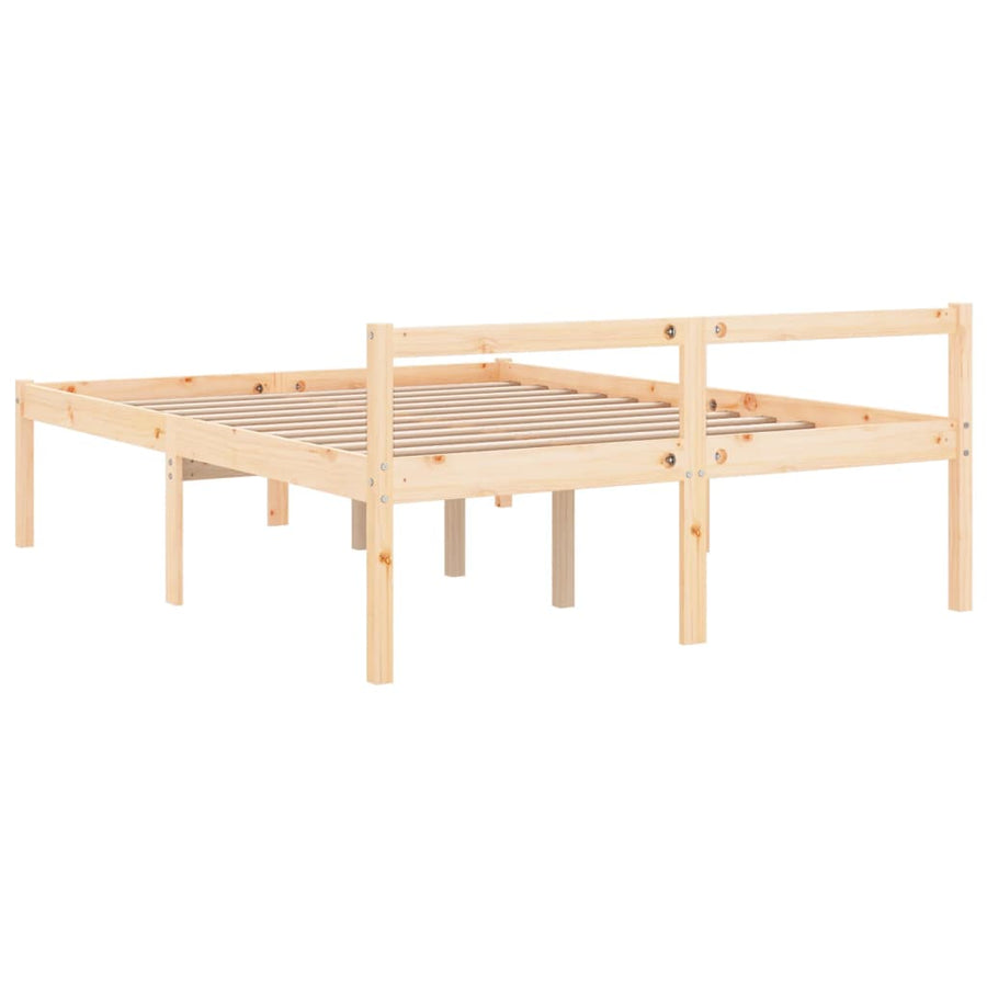 Seniorenbed massief grenenhout 120x200 cm