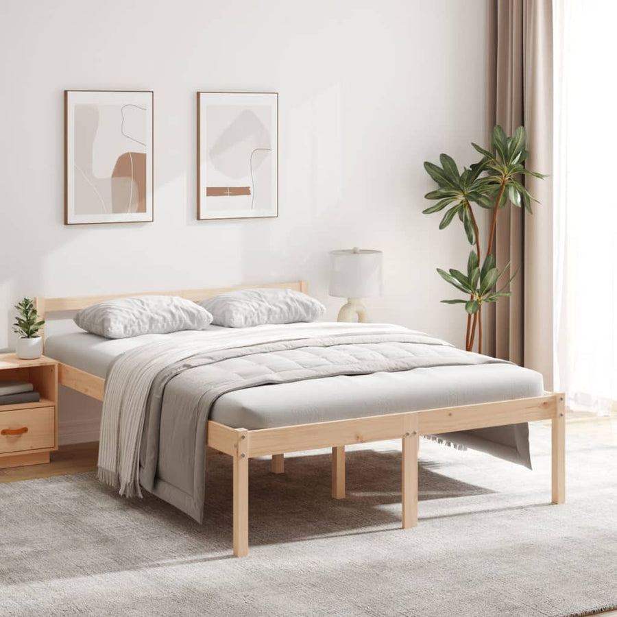 Seniorenbed massief grenenhout 120x200 cm
