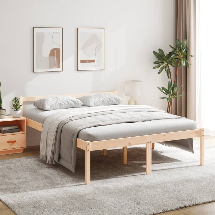 Seniorenbed massief grenenhout 160x200 cm