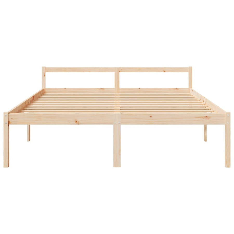 Seniorenbed massief grenenhout 200x200 cm