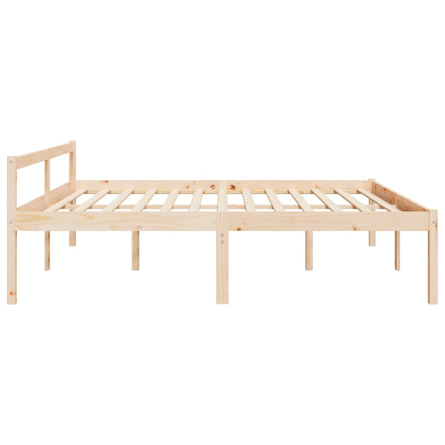 Seniorenbed massief grenenhout 200x200 cm