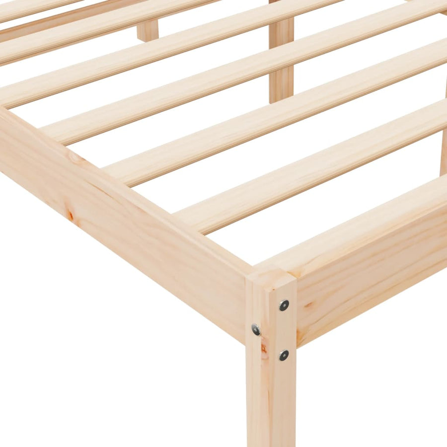 Seniorenbed massief grenenhout 200x200 cm