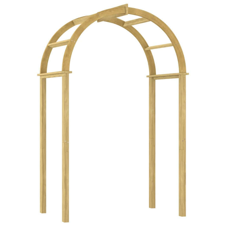Boog 4X97X243 Cm Geïmpregneerd Massief Grenenhout zonder latwerk