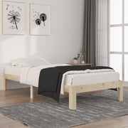 Solid pine bed frame 90x200 cm