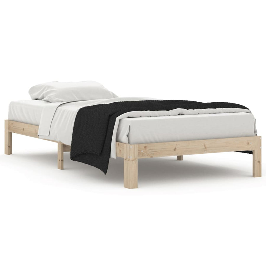 Bedframe massief grenenhout 100x200 cm