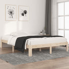 Solid Pine Wood Bed Frame 140x200 cm