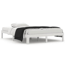 Bedframe Massief Grenenhout 140 x 200 cm Wit