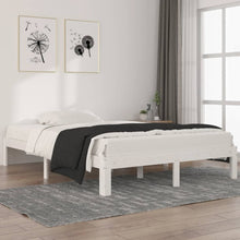 Bedframe Massief Grenenhout 140 x 200 cm Wit