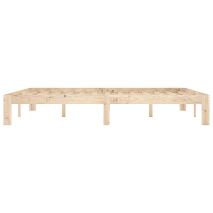 Bedframe Massief Grenenhout 160 x 200 cm Naturel