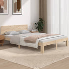 Solid Wood Bed Frame 135x190 cm