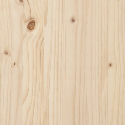 Bedframe Massief Grenenhout 140 x 190 cm Naturel