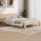 Solid pine bed frame 140x190 cm
