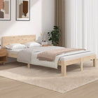 Solid pine bed frame 120x200 cm