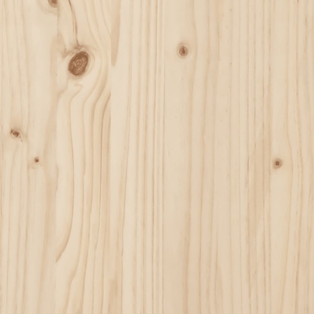 Bedframe Massief Grenenhout 160 x 200 cm Naturel