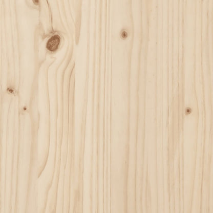 Bedframe Massief Grenenhout 160 x 200 cm Naturel