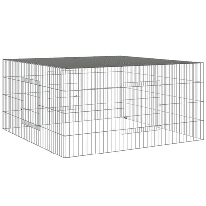 Konijnenkooi Gegalvaniseerd Ijzer 110 x 110 x 55 cm