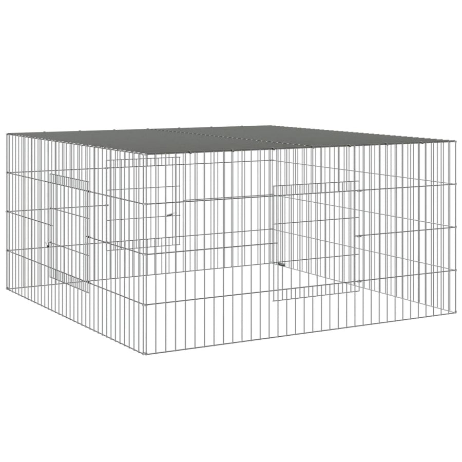 Konijnenkooi Gegalvaniseerd Ijzer 110 x 110 x 55 cm