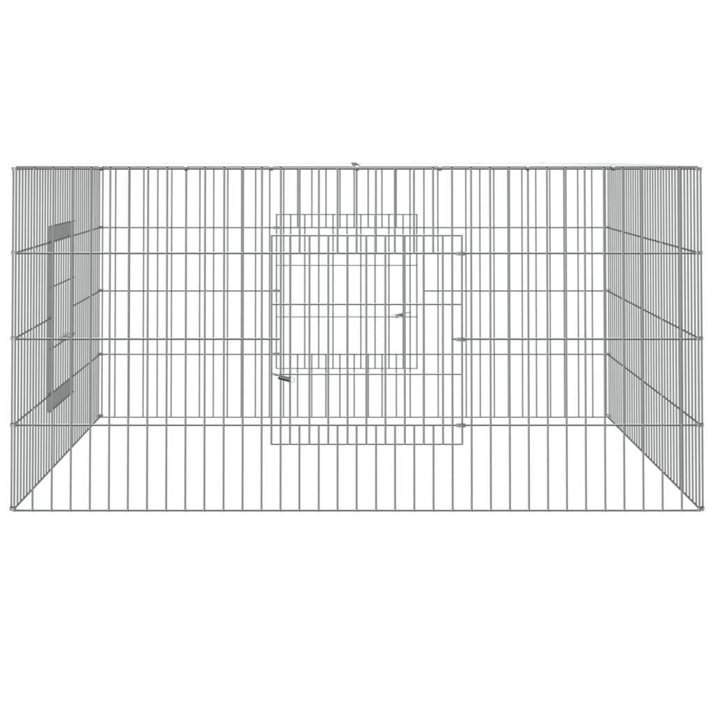 Konijnenkooi Gegalvaniseerd Ijzer 110 x 110 x 55 cm