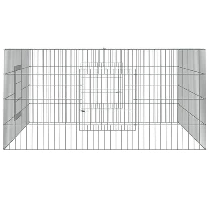 Konijnenkooi Gegalvaniseerd Ijzer 110 x 110 x 55 cm