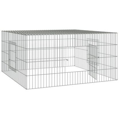 Konijnenkooi Gegalvaniseerd Ijzer 110 x 110 x 55 cm