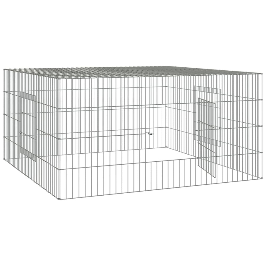 Konijnenkooi 110X110X55 Cm Gegalvaniseerd Ijzer
