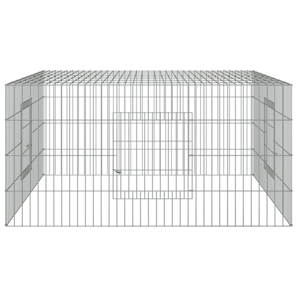 Konijnenkooi Gegalvaniseerd Ijzer 110 x 110 x 55 cm