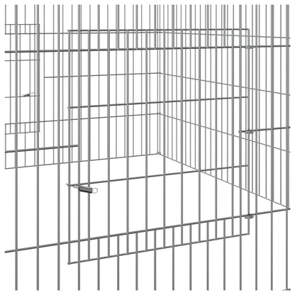 Konijnenkooi Gegalvaniseerd Ijzer 110 x 110 x 55 cm