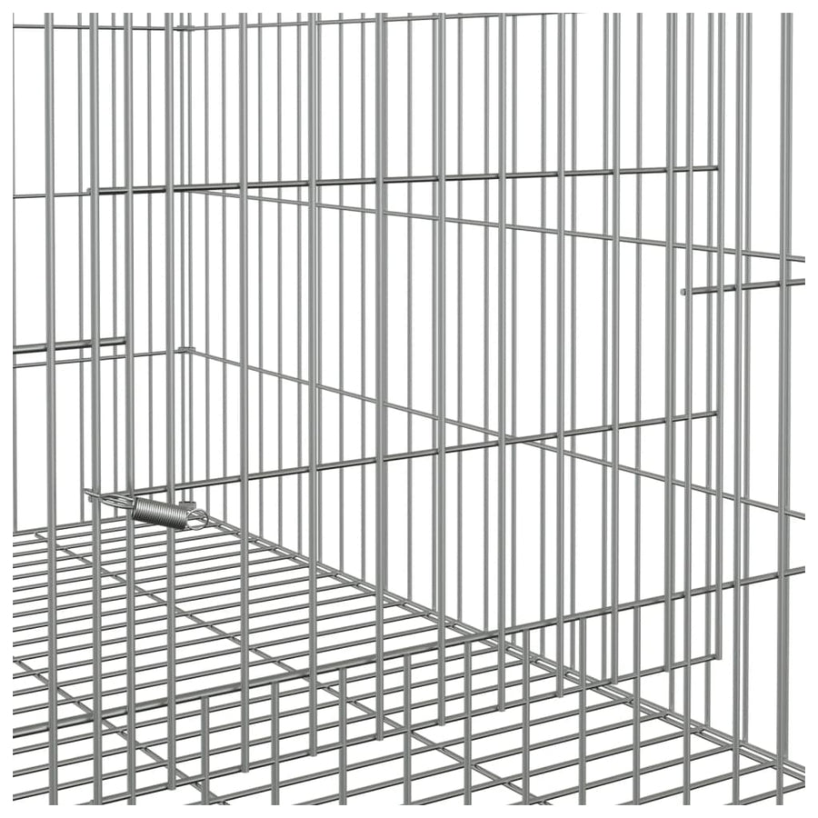 Konijnenkooi Gegalvaniseerd Ijzer 78 x 54 x 54 cm