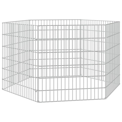 Konijnenkooi Met Gegalvaniseerd Ijzer 54 x 60 cm 6 panelen