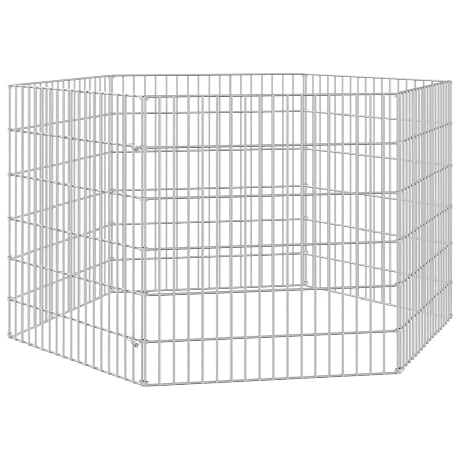 Konijnenkooi Met Gegalvaniseerd Ijzer 54 x 60 cm 6 panelen