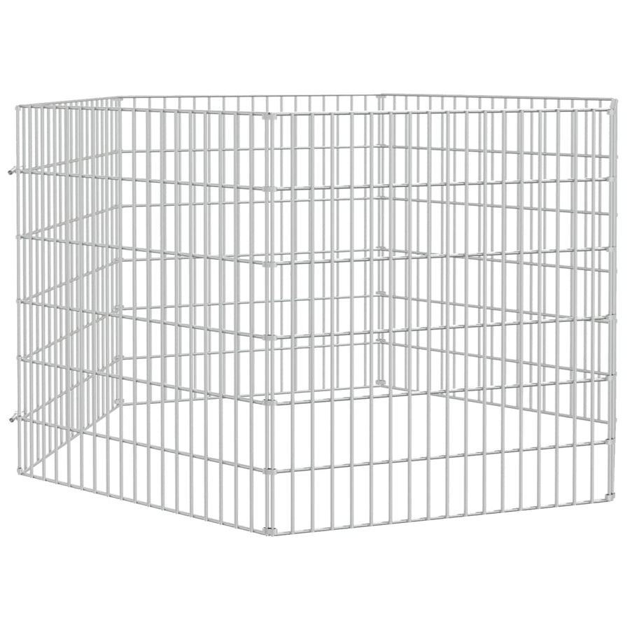 Konijnenkooi Met Gegalvaniseerd Ijzer 54 x 60 cm 6 panelen