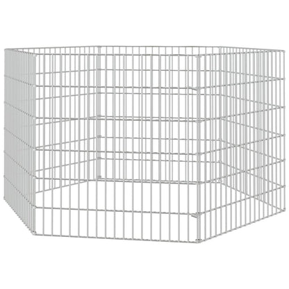 Konijnenkooi Met Gegalvaniseerd Ijzer 54 x 60 cm 6 panelen