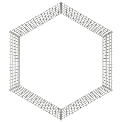 Konijnenkooi Met Gegalvaniseerd Ijzer 54 x 60 cm 6 panelen