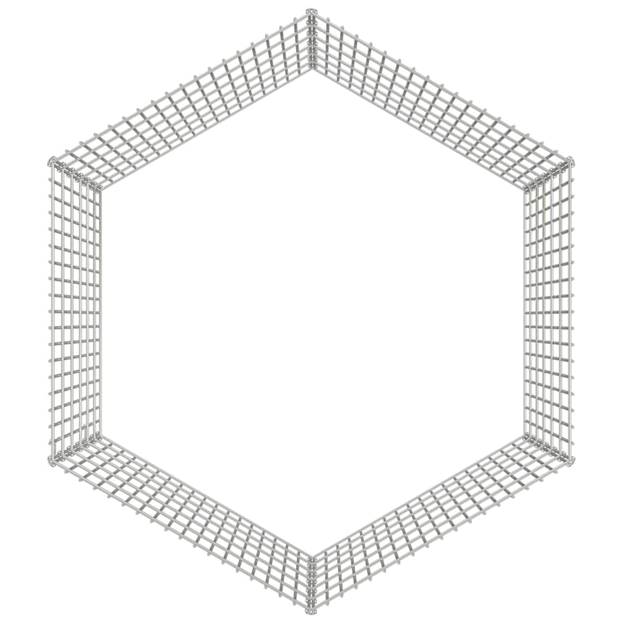 Konijnenkooi Met Gegalvaniseerd Ijzer 54 x 60 cm 6 panelen
