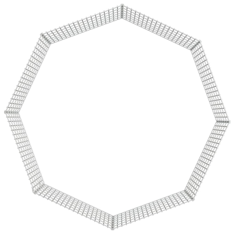 Konijnenkooi met 8 panelen 54x60 cm gegalvaniseerd ijzer 54 x 60 cm 8 panelen