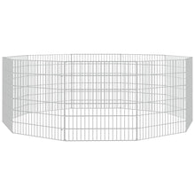 Konijnenkooi met 10 panelen 54x60 cm gegalvaniseerd ijzer 54 x 60 cm 10 panelen