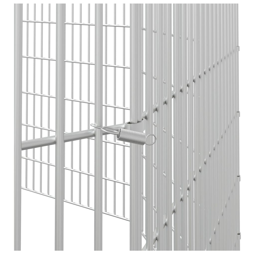 Konijnenkooi met 10 panelen 54x60 cm gegalvaniseerd ijzer 54 x 60 cm 10 panelen