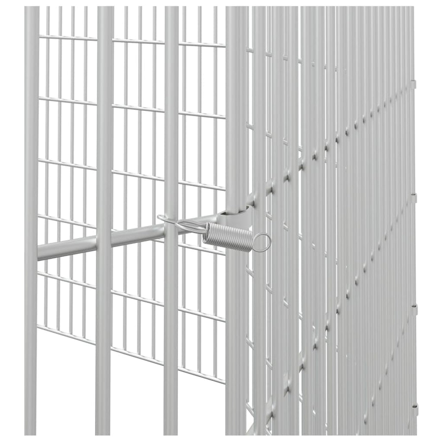 Konijnenkooi met 10 panelen 54x60 cm gegalvaniseerd ijzer 54 x 60 cm 10 panelen