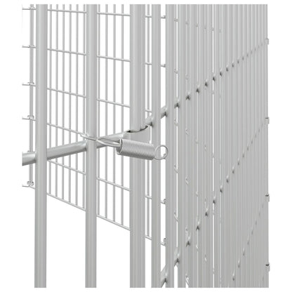 Konijnenkooi met 12 panelen 54x60 cm gegalvaniseerd ijzer 54 x 60 cm 12 panelen