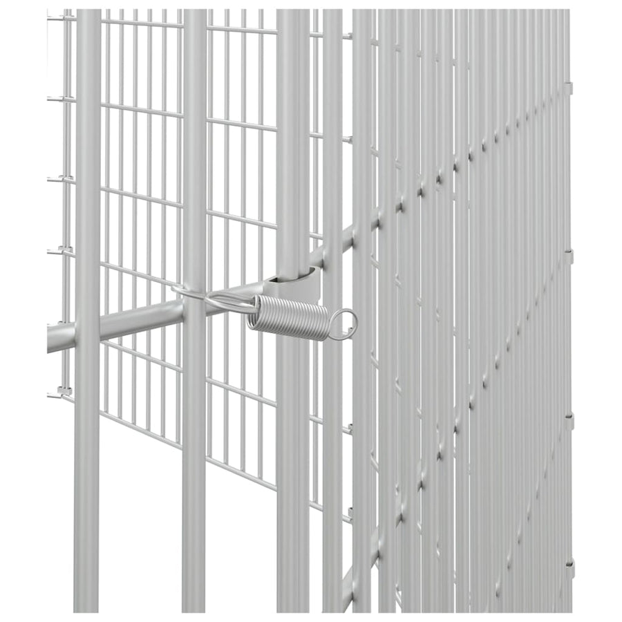 Konijnenkooi met 12 panelen 54x60 cm gegalvaniseerd ijzer 54 x 60 cm 12 panelen