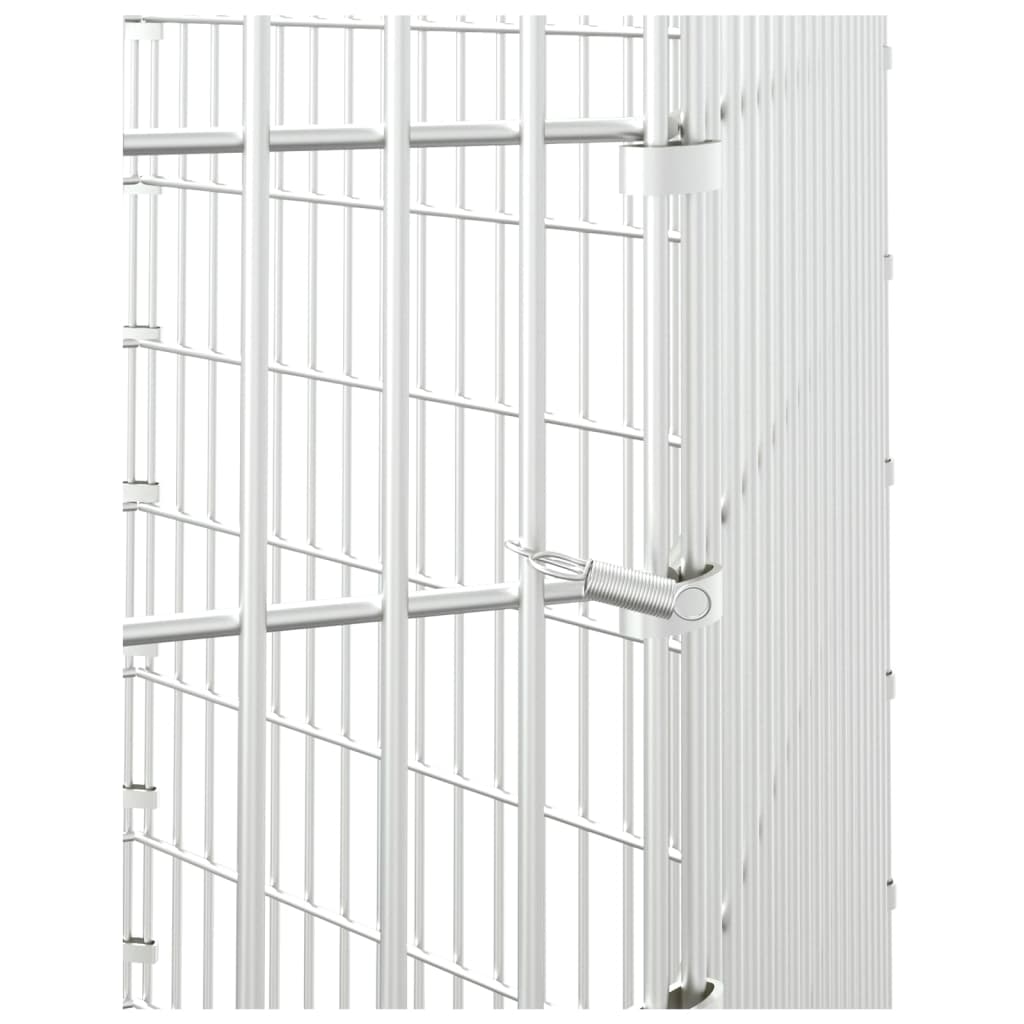 Konijnenkooi met 6 panelen 54x80 cm gegalvaniseerd ijzer 54 x 80 cm 6 panelen