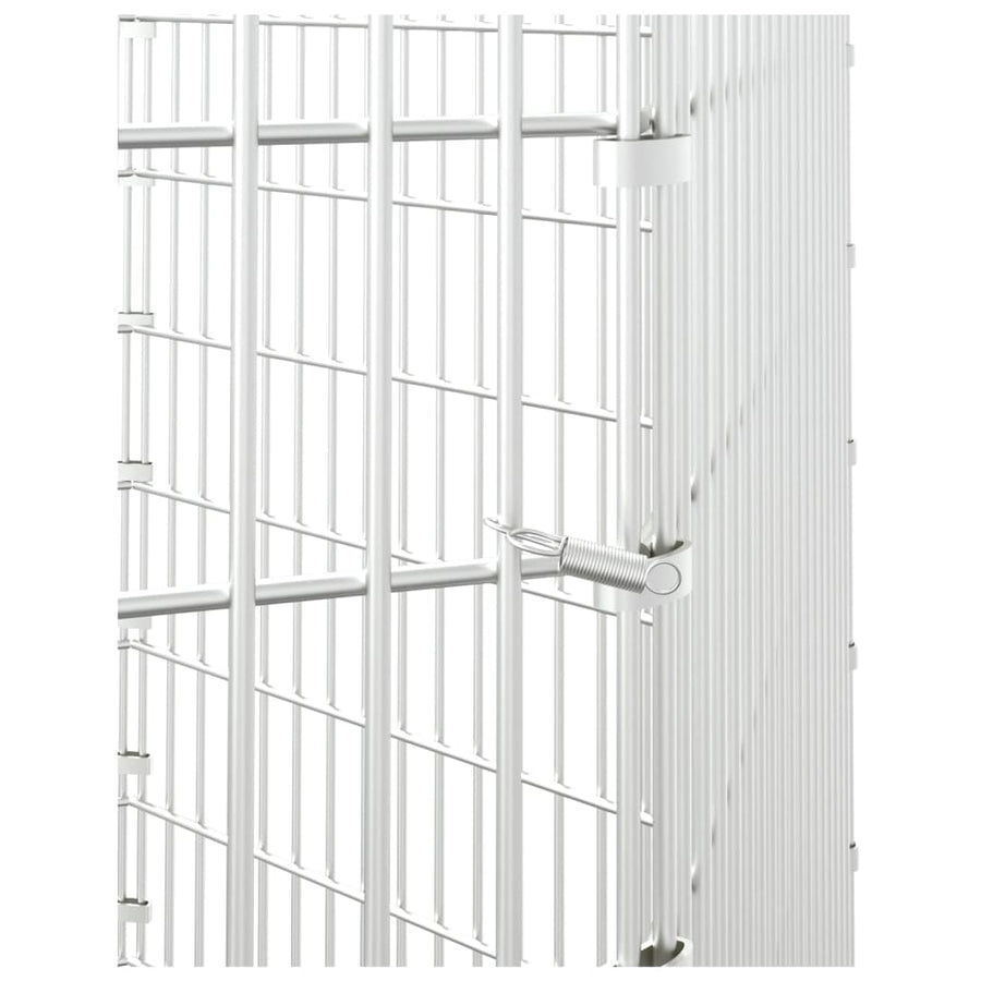 Konijnenkooi met 6 panelen 54x80 cm gegalvaniseerd ijzer 54 x 80 cm 6 panelen