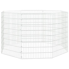 Konijnenkooi met 8 panelen 54x80 cm gegalvaniseerd ijzer 54 x 80 cm 8 panelen