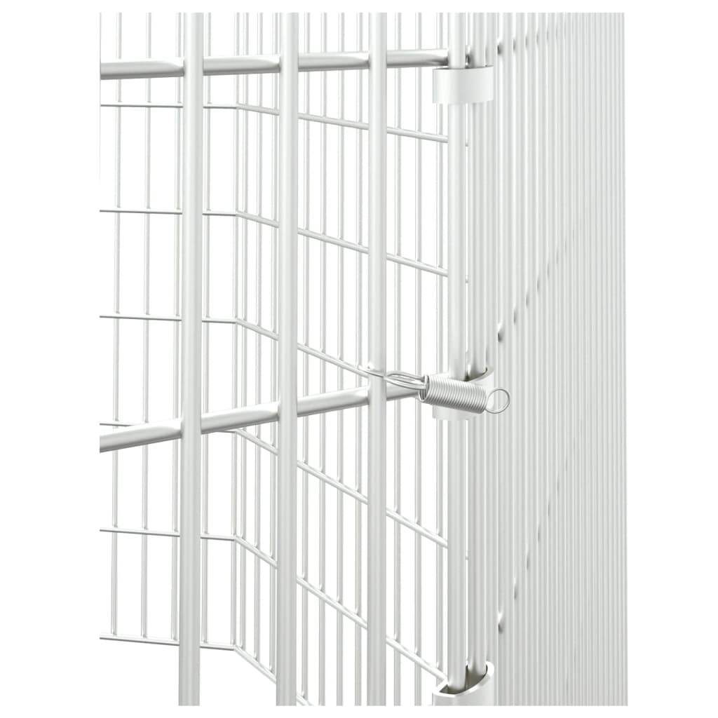 Konijnenkooi met 8 panelen 54x80 cm gegalvaniseerd ijzer 54 x 80 cm 8 panelen