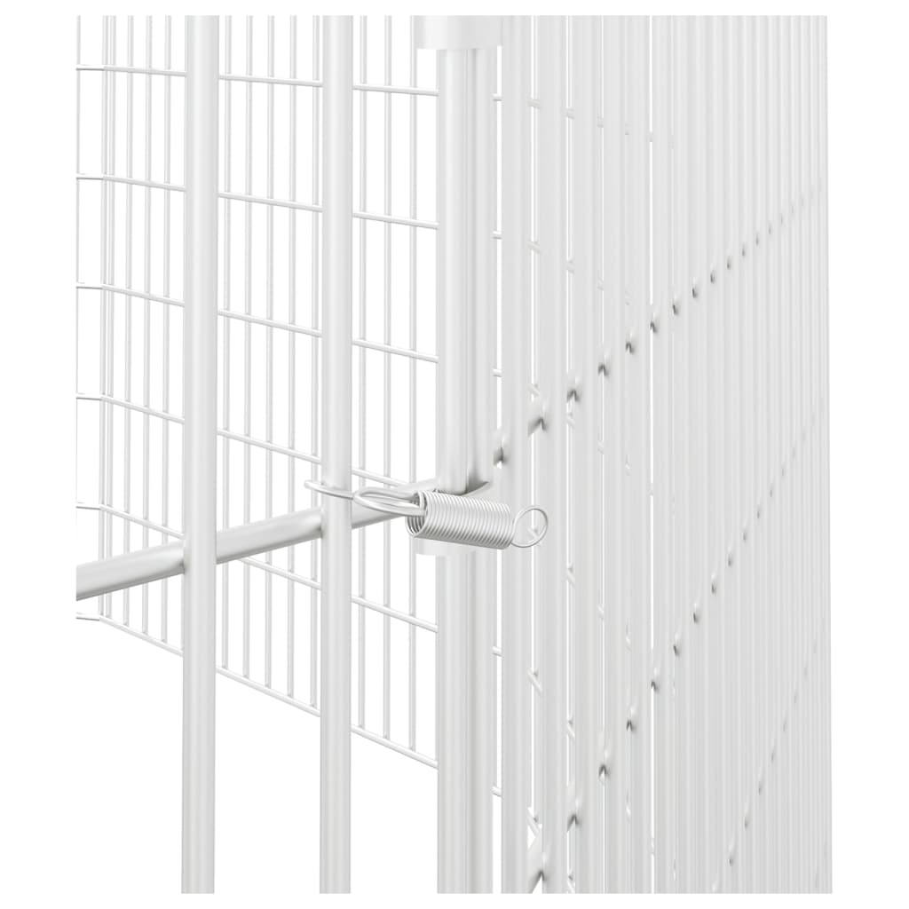 Konijnenkooi met 12 panelen 54x80 cm gegalvaniseerd ijzer 54 x 80 cm 12 panelen
